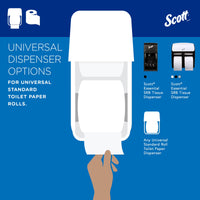 Scott Professional Recycled Fiber Toilet Paper, 80-Roll Case