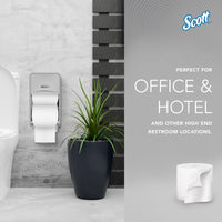 Scott Essential Coreless Standard Roll Toilet Paper, 36-Roll Case