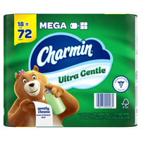 Charmin Ultra Gentle Lotion Toilet Paper, 18 Mega Rolls