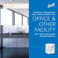 Scott Professional Standard Roll Toilet Paper, 80-Roll Case, 550 Sheets