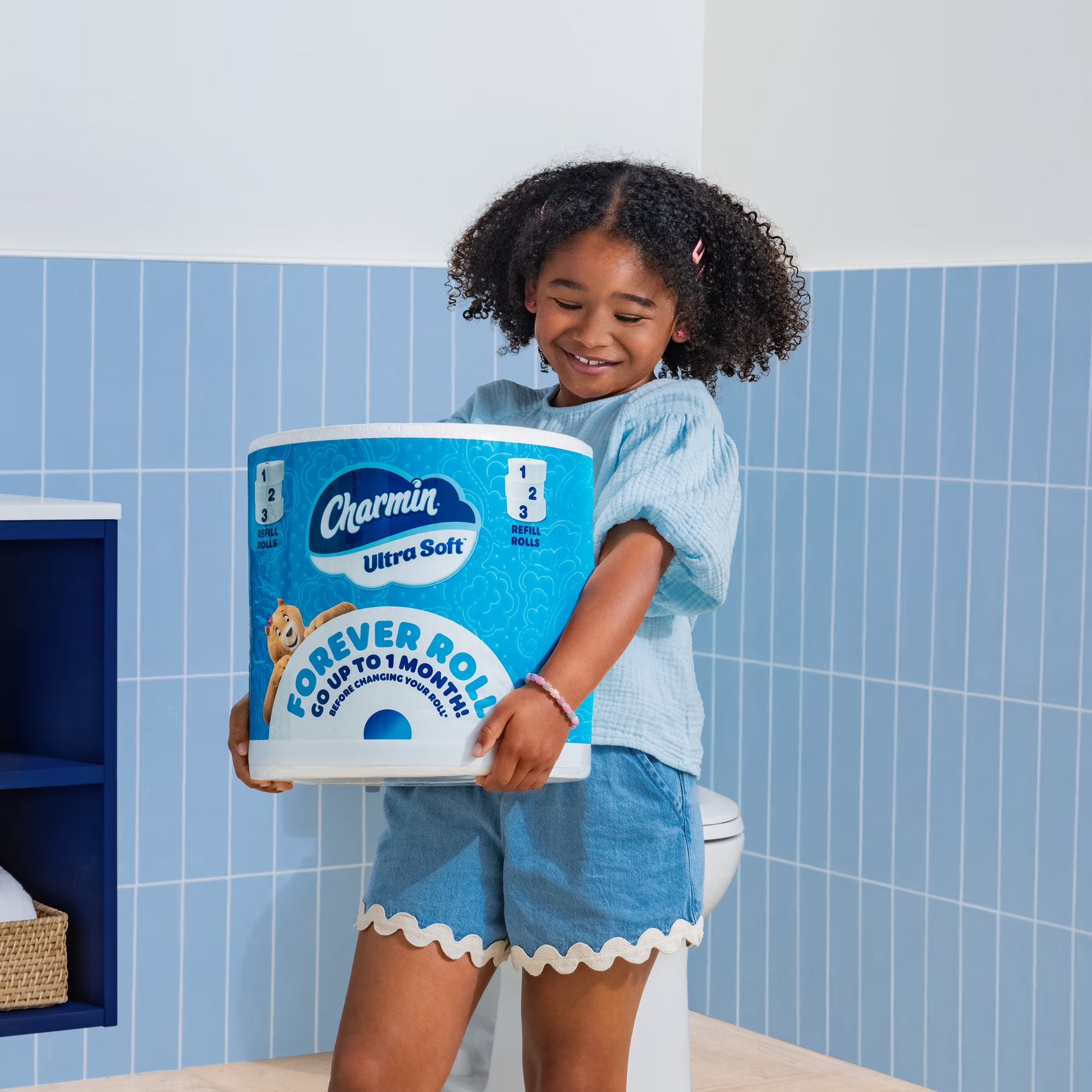 Charmin Ultra Soft Forever Roll Refill Rolls, 3-Pack