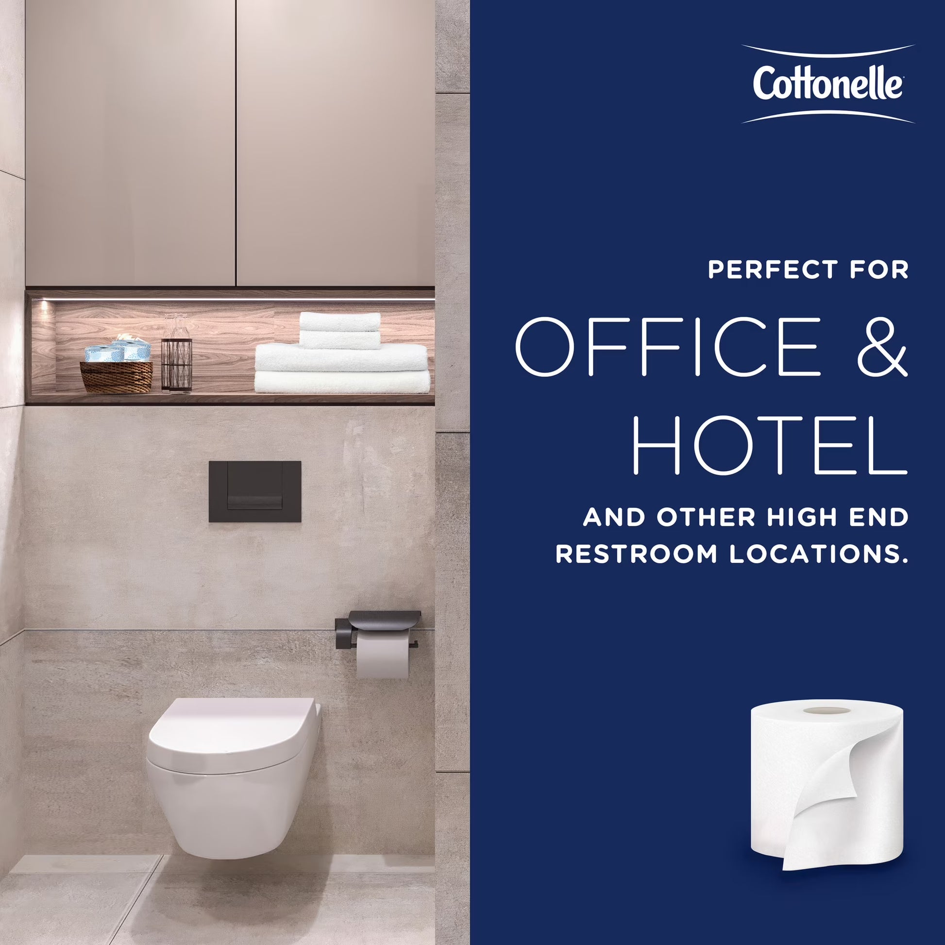 Cottonelle Professional Standard Roll Toilet Paper, 60-Roll Case