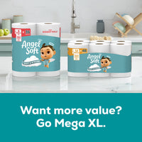 Angel Soft Toilet Paper, 24 Mega Rolls, 2-Ply, 320 Sheets Per Roll