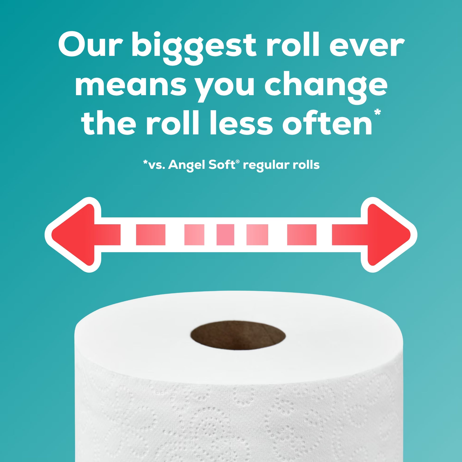 Angel Soft Mega XL Toilet Paper, 12 Rolls, 2-Ply, 480 Sheets Per Roll