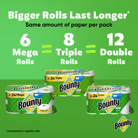 Bounty Select-A-Size Paper Towels, 6 Mega Rolls