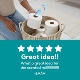 Angel Soft Fresh Linen Toilet Paper, 12 Mega Rolls, 2-Ply, 320 Sheets Per Roll
