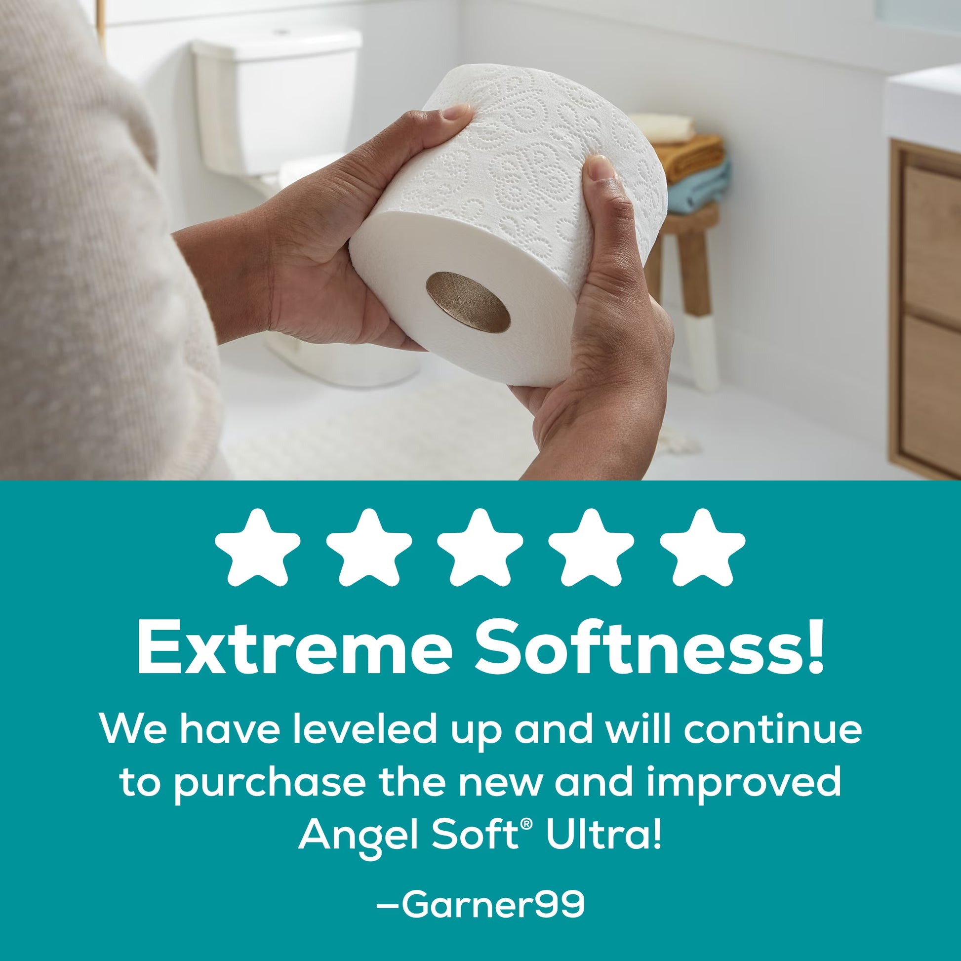 Angel Soft Ultra Toilet Paper, 12 Mega Rolls, 2-Ply, 320 Sheets Per Roll