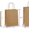 BagDream Kraft Paper Bags 5x3x8& 8x4.25x10& 10x5x13 25 Pcs Each, Gift Bags, Kraft Bags,Shopping Bags With Handles, Paper Shopping Bags, Craft Bags,...