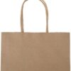 100 Pack 8x4.75x10 inch Plain Medium Paper Bags with Handles Bulk, Bagmad Brown Kraft Bags, Craft Gift Bags, Grocery Shopping Retail Bags, Birthday Party...