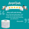 Angel Soft Toilet Paper, 36 Mega Rolls, 36 = 144 Regular Rolls, Bath Tissue, 9 Rolls (Pack of 4)