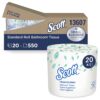 Scott Essential Professional Bulk Toilet Paper for Business (13607), Individually Wrapped Standard Rolls, 2-Ply, White, 20 Rolls/Convenience Case, 550...