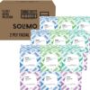 Amazon Brand - Solimo Facial Tissues with Lotion (18 Cube Boxes), 75 Tissues per Box (1350 Tissues Total)