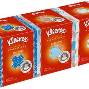 Kleenex Professional Facial Tissue Cube for Business (21286), White, 3 Boxes / Bundle