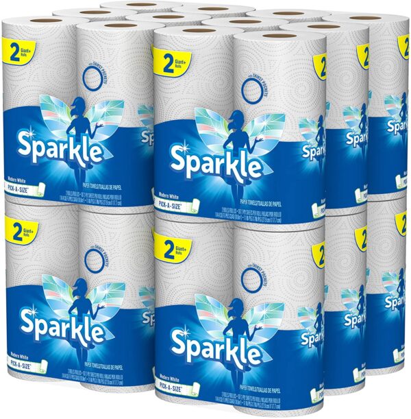 Sparkle Paper Towels, 2 Rolls (Pack of 24)